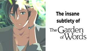 The insane subtlety of The Garden of Words｜Makoto Shinkai｜*Spoiler*