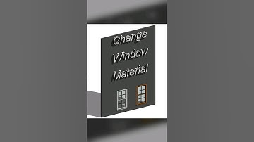 How to Change Window Material in Revit? #shorts #revit #architecture #tutorial