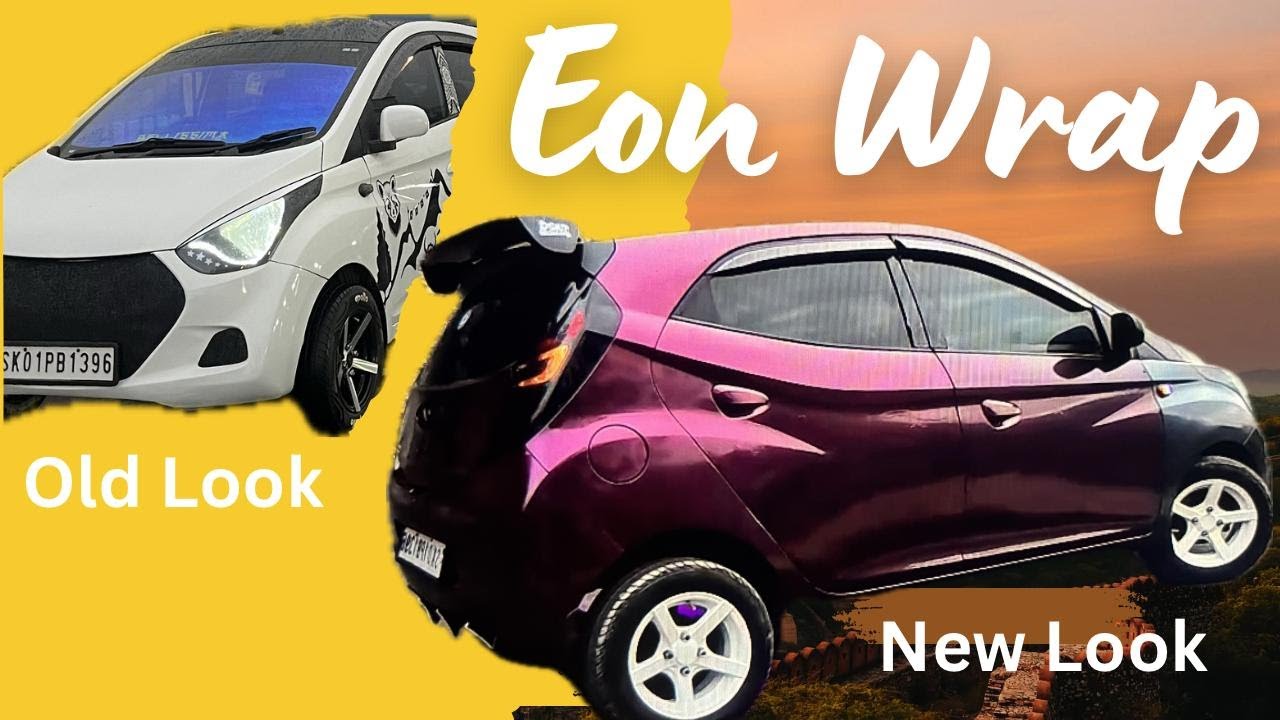 Midnight Purple Hyuindai Eon Wrap 💜 | White Alloy Paint Job & Purple Underglow | Vlog