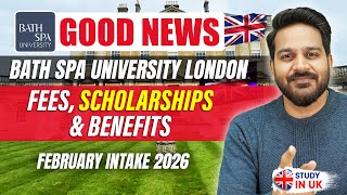 Bath Spa University London: Fees, Scholarships & Courses | UK February Intake 2026