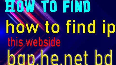 bgp.he.net bd របៀបរក IP តើវាប្រើទៅណាខ្លះ?​ MAKE by technology khmer
