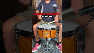 Double Stroke Roll Exercise for Beginners 🥁 #drumslessons #tutorial