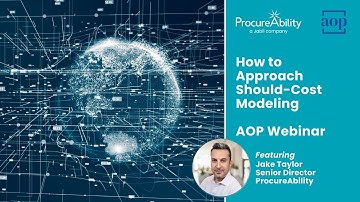 How to Approach Should Cost Modeling