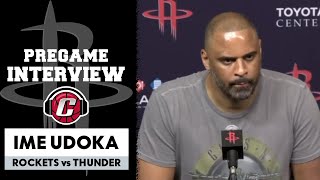 Ime Udoka Pregame | Rockets vs Thunder | 4/4/2025
