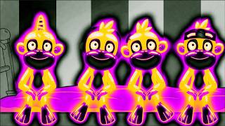 Five Little Monkeys Jumping On The Bed [2  MIN LOOP] | Baby Monkeys Nursery Rhymes!