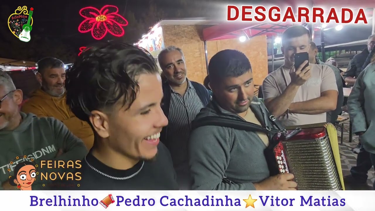 Desgarrada💥 Feiras Novas 2025 ⭐️ Brelhinho Pedro Cachadinha e Vitor Matias 🎤Cantares ao Desafio 