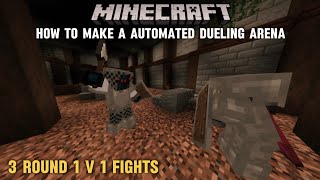 How to make an automated dueling arena for PVP in Minecraft Bedrock with Commands Profile