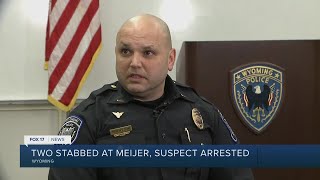 Police arrest suspect connected to a double stabbing at a Meijer in Wyoming