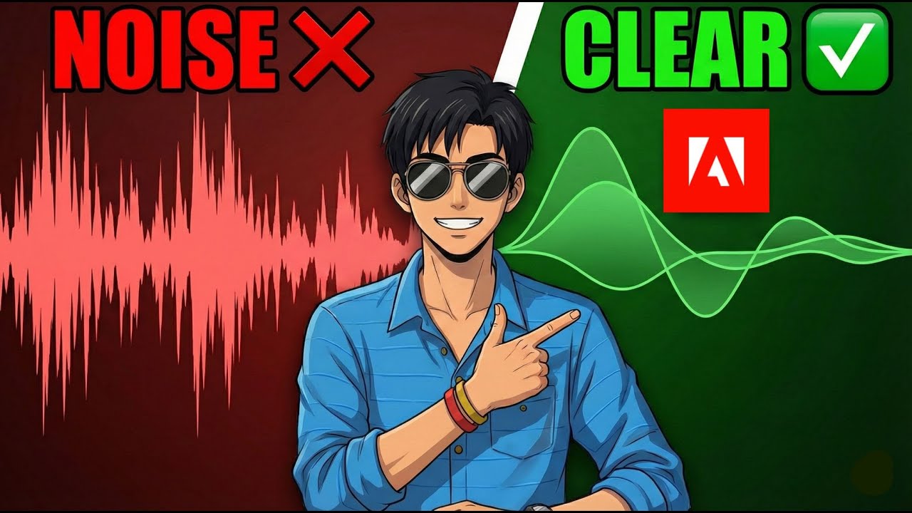 Video se Noise Kaise Hataye? | Remove Background Noise for FREE (Adobe Podcast)