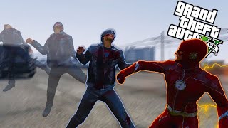 GTA 5 FLASH VS QUICKSILVER! WHO IS FASTER IN?! | gta 5 mods