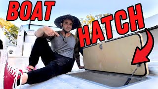 Install Your OWN Boat Deck Hatch!!! | Boat Restoration