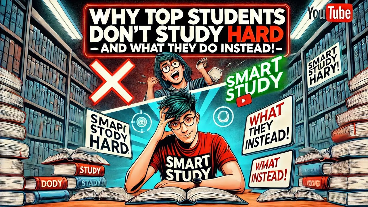Why do top students Don't study hard ( and what they Do instead) - YouTube