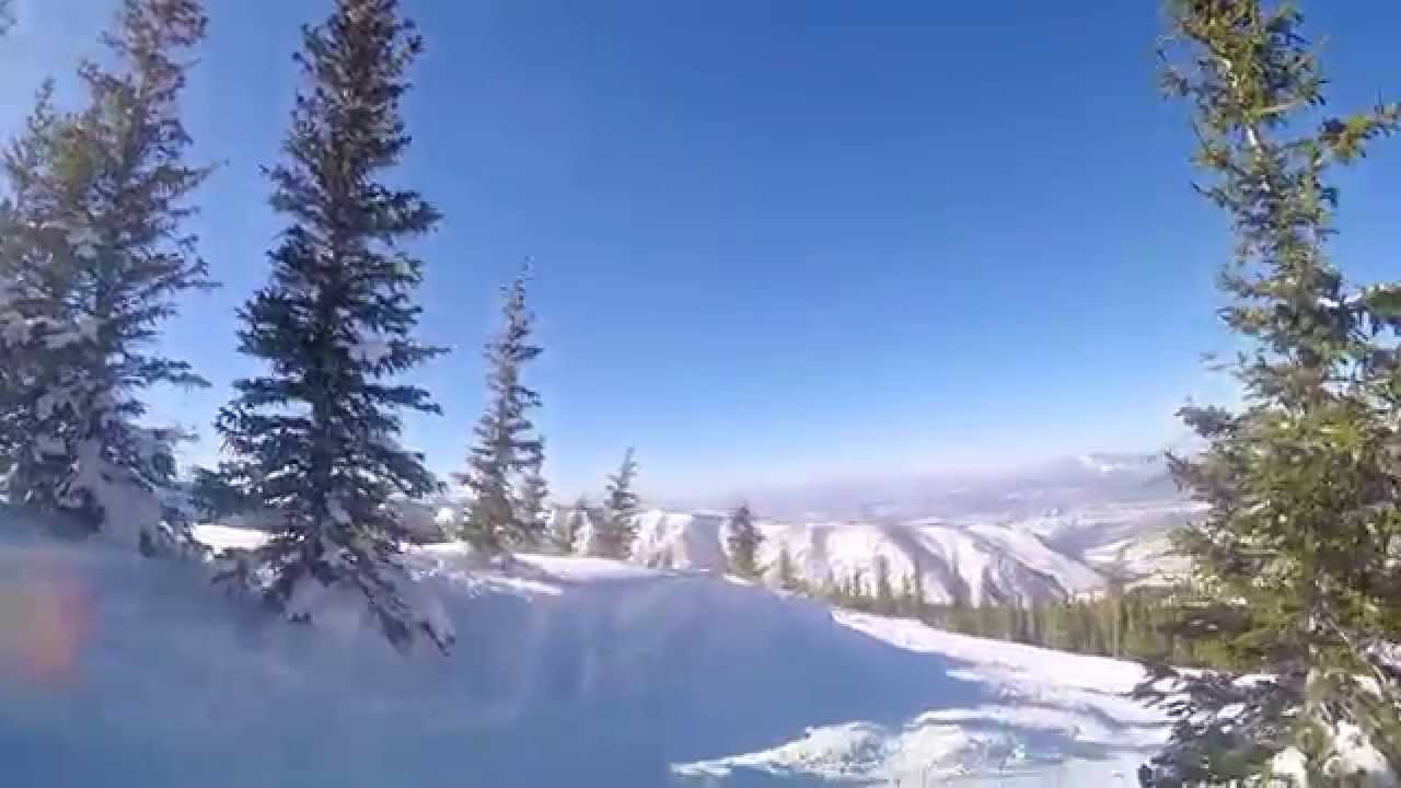 Snowmass, Mar 7, 2015 Powderhorn Run to Campground Run on the Boundary