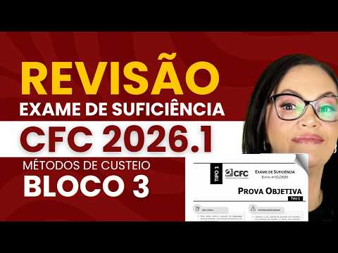 CURSO GRATUITO – EXAME DE SUFICIÊNCIA CFC (CRC) 2026.1