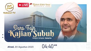 🔴LIVE Dars Fajr ( Kajian Subuh ) Habib Umar bin Hafidz, Masjid Istiqlal -Jakarta  2023 | Nabawi TV screenshot 5