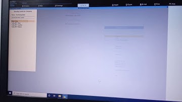 #"Tally prime" security or user access  control & change user, user roles...