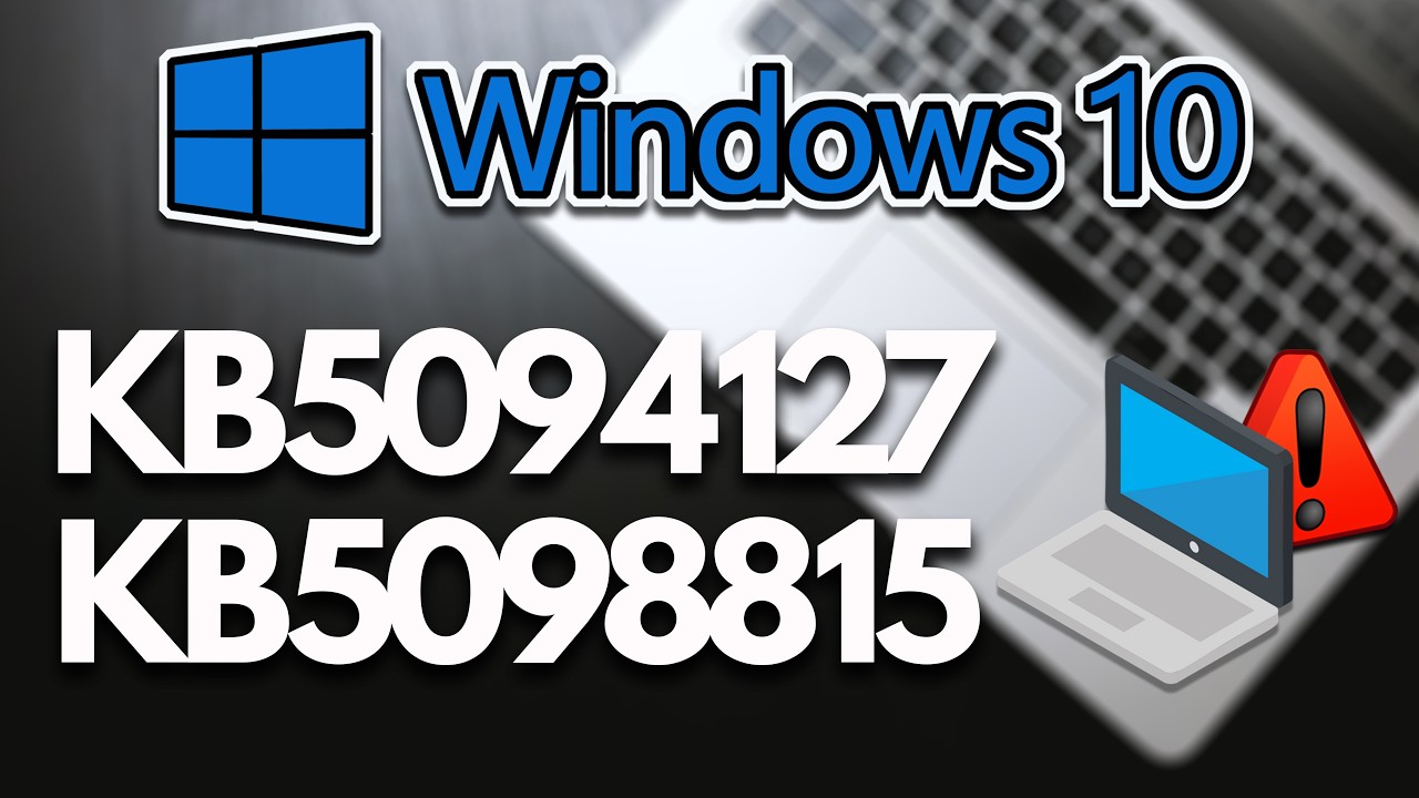 Windows 10】更新プログラム (KB5094127/KB5098815）のインストールに