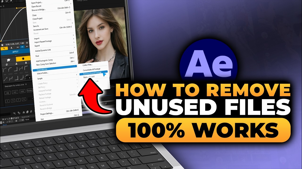 How To Remove Unused Files in After Effects (100% WORKS) | FAST & EASY ...