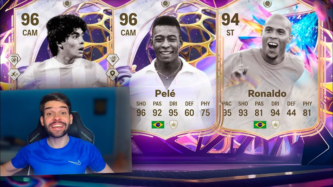 MEU DEUS! TIREI 4 ICONS no PACK OPENING! ULTIMATE TEAM EAFC 26
