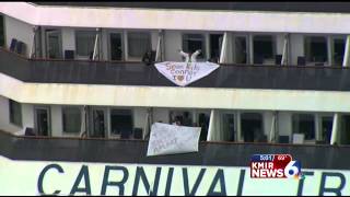 Local Family Waits For Loved Ones Stranded on Crippled Carnival Cruise