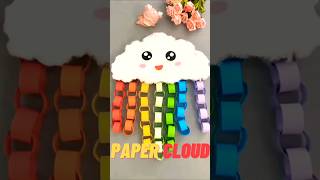 Paper Cloud Wall Hanging Craft