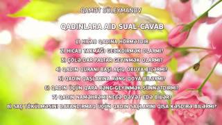 Qamət Süleymanov - Qadınlara aid sual-cavab