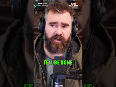 When the time is right, you'll hear from the man himself  #newheights #jasonkelce #nfl