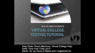 MDC proctored testing - out of area