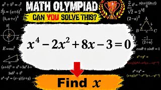Full Can You Solve This Quartic Equation | Find x Update