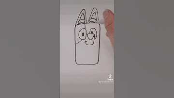 How to draw BLUEY!