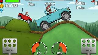 Epic Polic Car  Stunts in Hill Climb Racing!🏆P-3  #HillClimbRacing #Ambulance #policcar#FireTruck screenshot 4