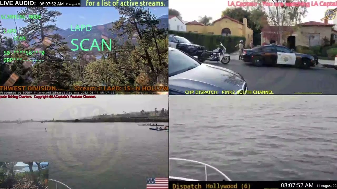 11-AUG-2023 // LAPD Los Angeles Police Scanner Audio ARCHIVE // 