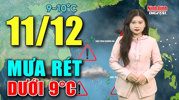 Dự báo thời tiết đêm nay và ngày mai 11/12 | Bắc Bộ trở trời rét đậm, CẢNH BÁO ảnh hưởng sức khỏe