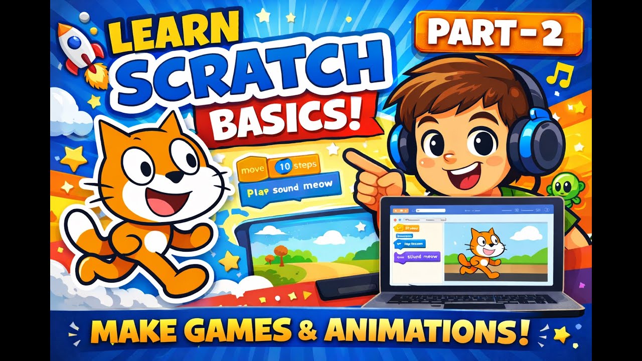 Scratch for beginners EP - 2 - YouTube