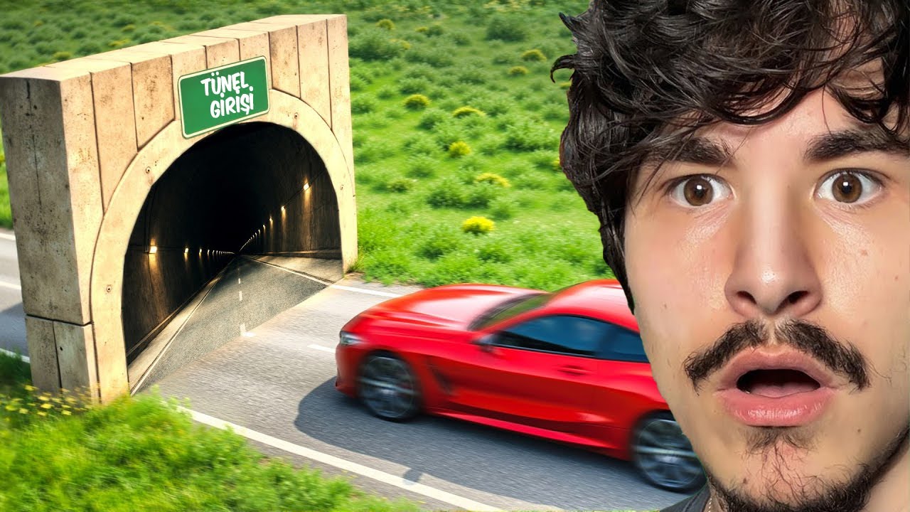 Sahte Tünele Araba Çarparsa?