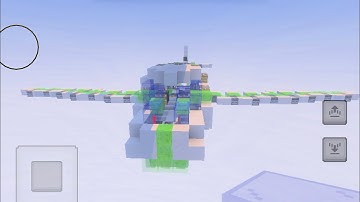 Minecraft: Stage 2 Slime-block Airplane (DELAYED TUTORIAL) | Flying-machine | Bedrock edition