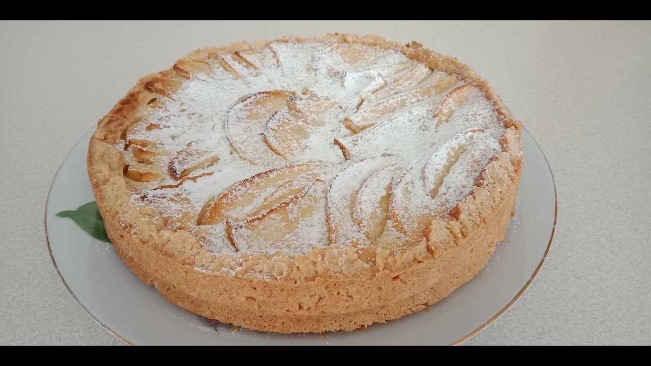ЯБЛОЧНЫЙ ПИРОГ СО СМЕТАННОЙ ЗАЛИВКОЙ.
