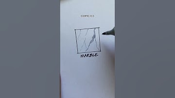 how to quick render marble | interior design | marker