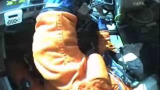 STS-127: Commander Mark Polansky Entering Space Shuttle Endeavour