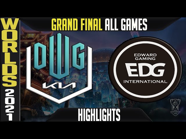 Mundial 2021 EDG x DK Highlights Todos os Jogos  Mundial 2021: Grande  Final Edward Gaming x DWG KIA 