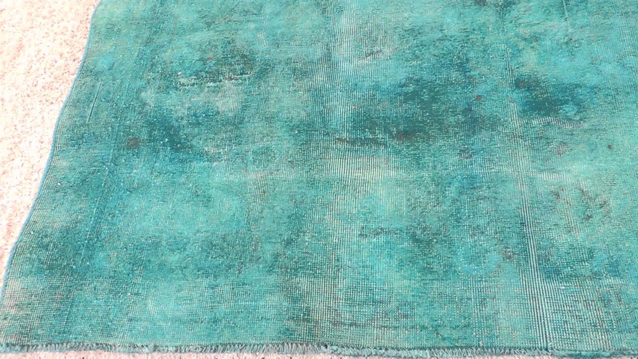 Overdyed Vintage Persian Rug Size: 239 x 173cm P10-257