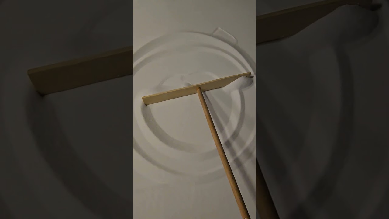 Zen Sand Spiral ASMR — Wooden Rake Meditation!.