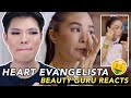 PINOY BEAUTY GURU REACTS TO HEART EVANGELISTA'S MAKEUP TUTORIAL (I'VE NEVER FELT SO POOR LOL!!!)