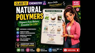 Natural Polymers Explained | Cellulose, Starch, Proteins & DNA | Class 12 Chemistry