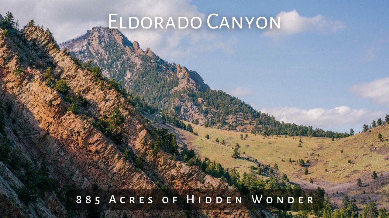 A Walk in Colorado, USA 🇺🇸  Eldorado Canyon State Park - Relaxing Music - 4K POV