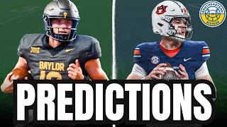 Baylor vs. Auburn Football WAY-TOO-EARLY Week 1 Predictions...