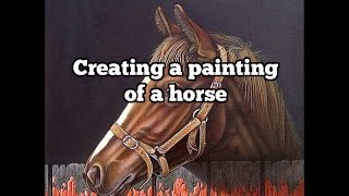 Creating a painting of a Horse @Dallas-Nyberg