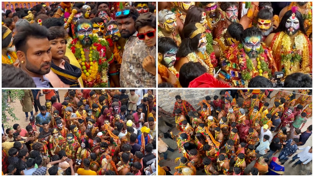 Talwar Shiva Potharaju Grand entry At Golconda Bonalu 2022 | Talwar Shiva Pothuraju in Bonalu |