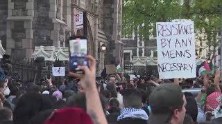 Pro-Palestinian protesters arrested at Fordham University