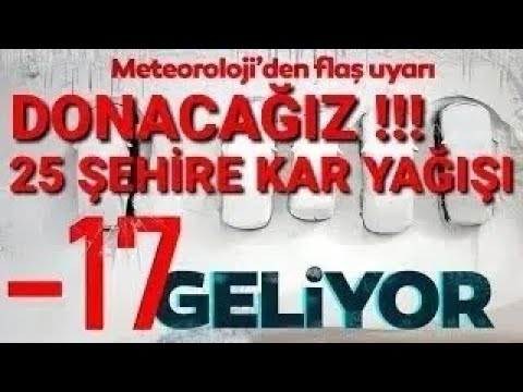 Meteoroloji'den son dakika
